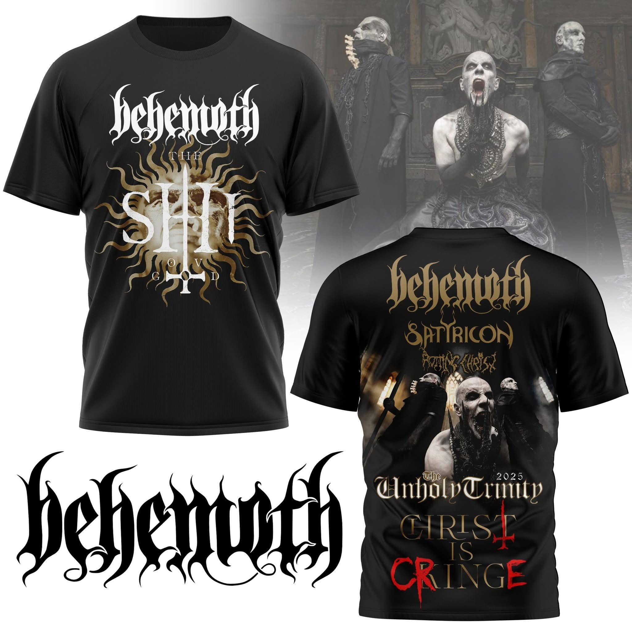 Behemoth Christ Is Cringe T-Shirt 2025 Merch Best Gifts For Behemoth Fans Oregontrailrvpk Shirt