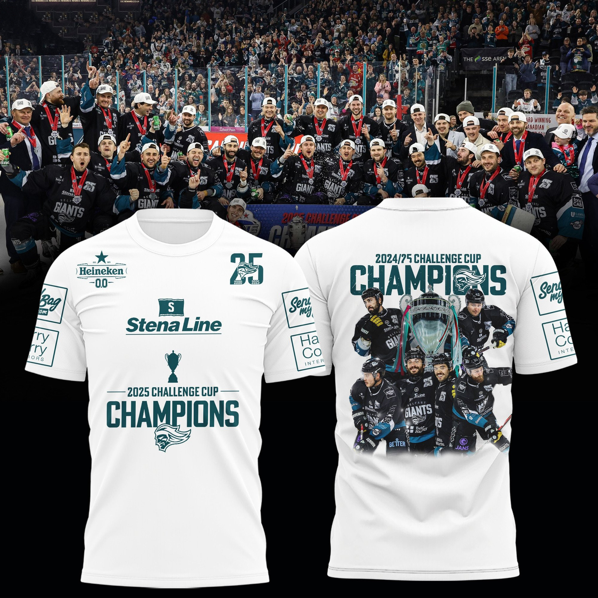 Belfast Giants 2025 Challenge Cup Champions Shirt Gift Ideas For Hockey Lovers Oregontrailrvpk Shirt