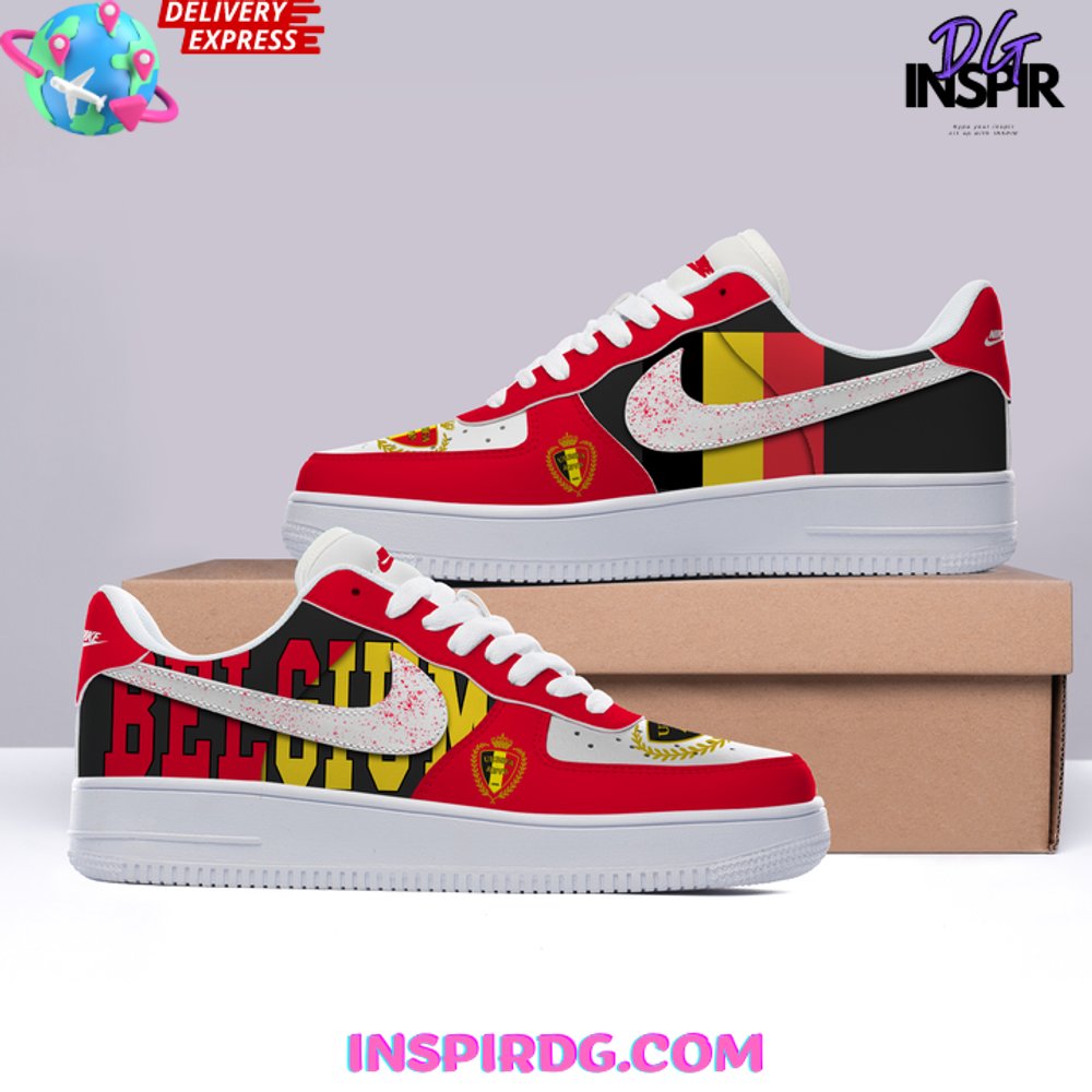Belgium Euro 2024 Limited Edition Air Force 1 Sneaker