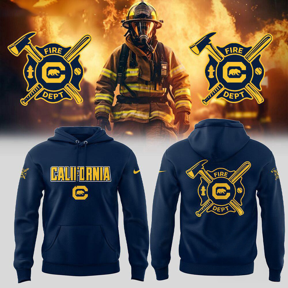 Berkeley Golden Bears California Baseball x Firefighter Appreciation Night Hoodie