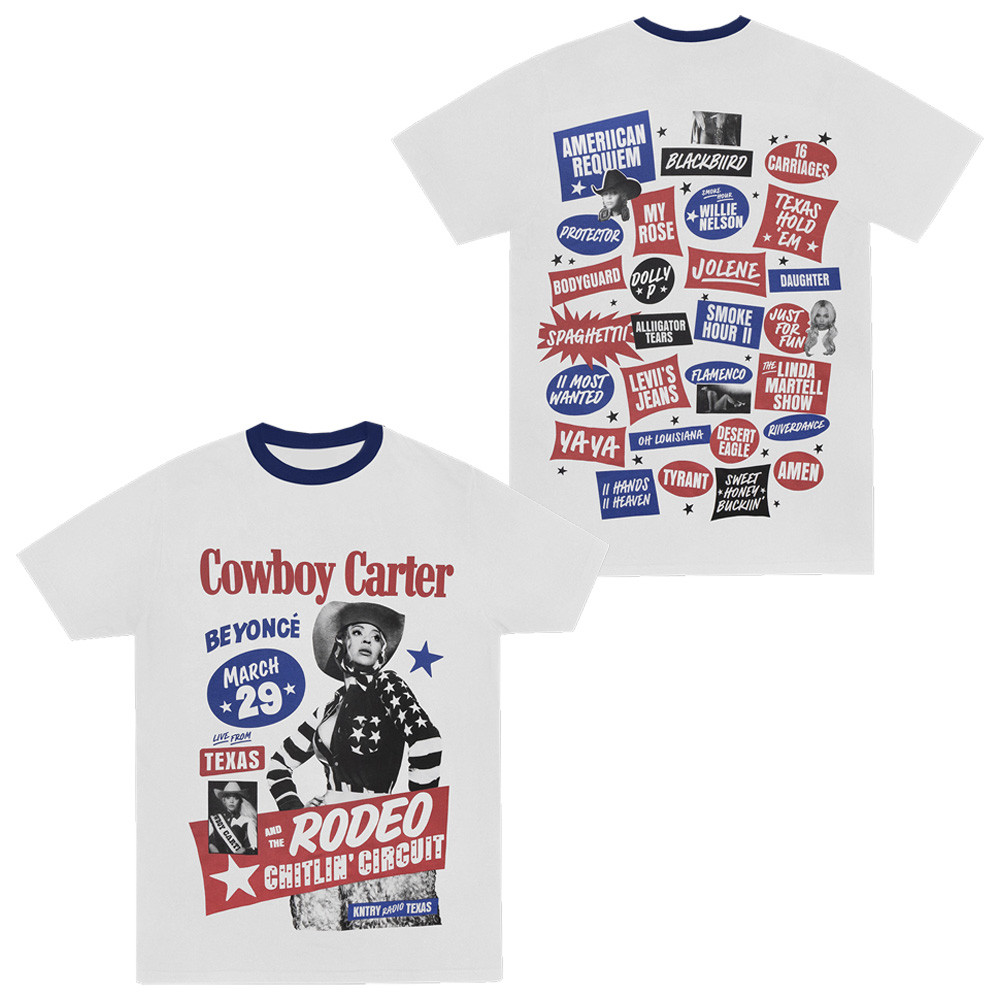 Beyonce Cowboy Carter Tour Merch T-Shirt Beyonce Cowboy Carter Concert Shirt Oregontrailrvpk Shirt