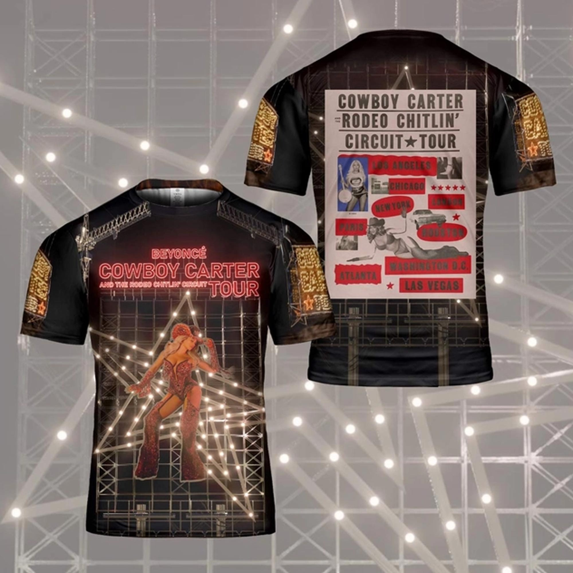 Beyonce Cowboy Carter Tour Merch T-Shirt Beyonce Cowboy Carter Tour Concert Tee Oregontrailrvpk Shirt