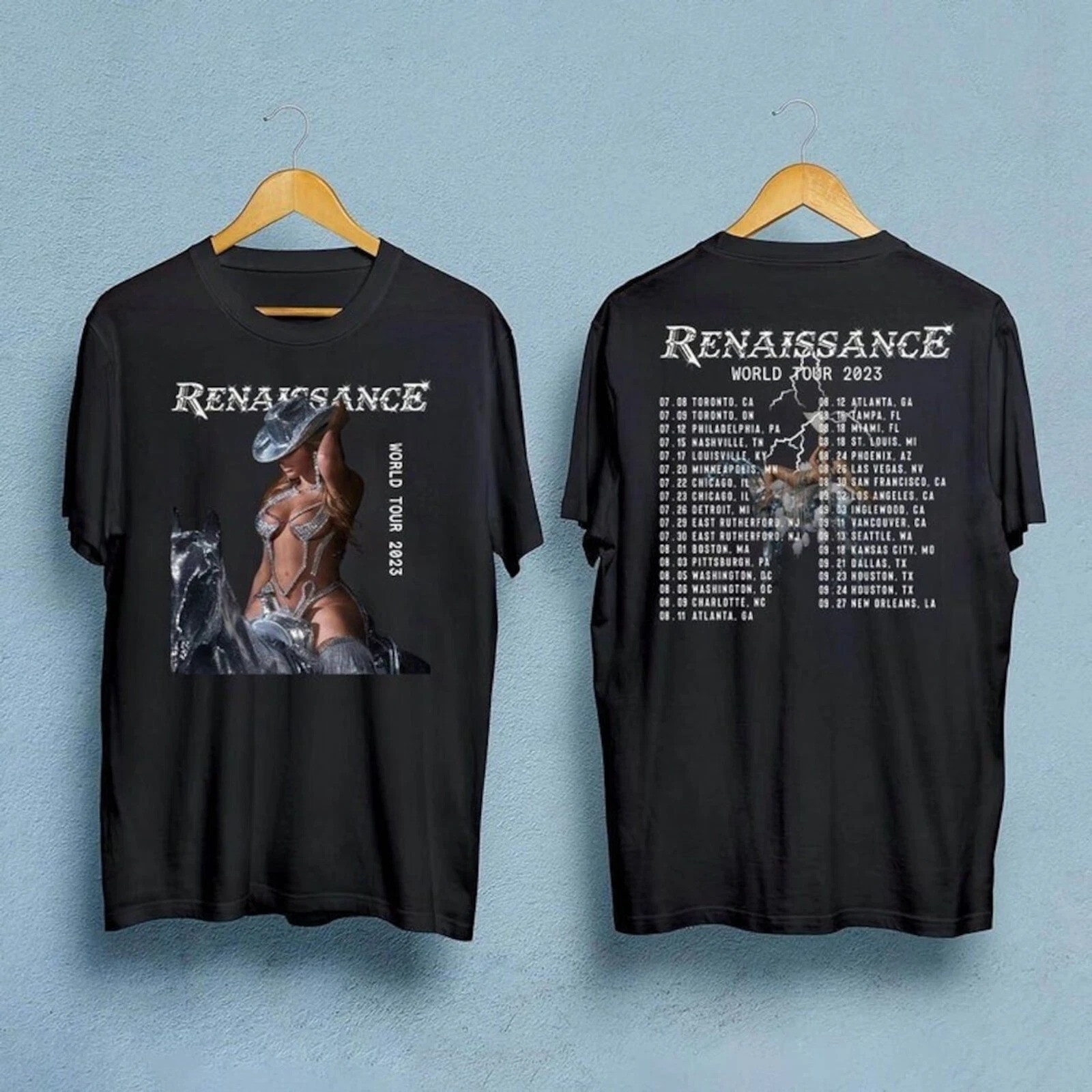 Beyonce Renaissance World Tour 2023 Shirt Vintage Music Tour T-Shirt Oregontrailrvpk Shirt