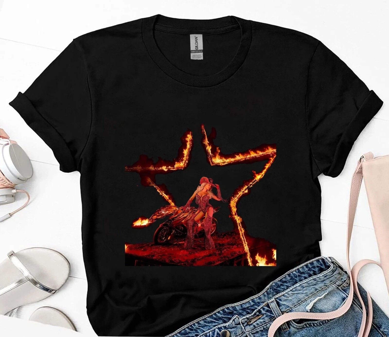 Beyoonce Cowboy Carter 2025 Star T-Shirt Gift For Beyonce Fan Oregontrailrvpk Shirt
