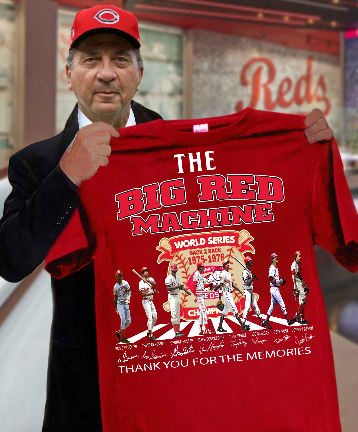 Big Red Sox Machine Anniversary 50Th World Series 1975-2025 T-Shirt Thank You For Memories Gift For Big Fan Oregontrailrvpk Shirt