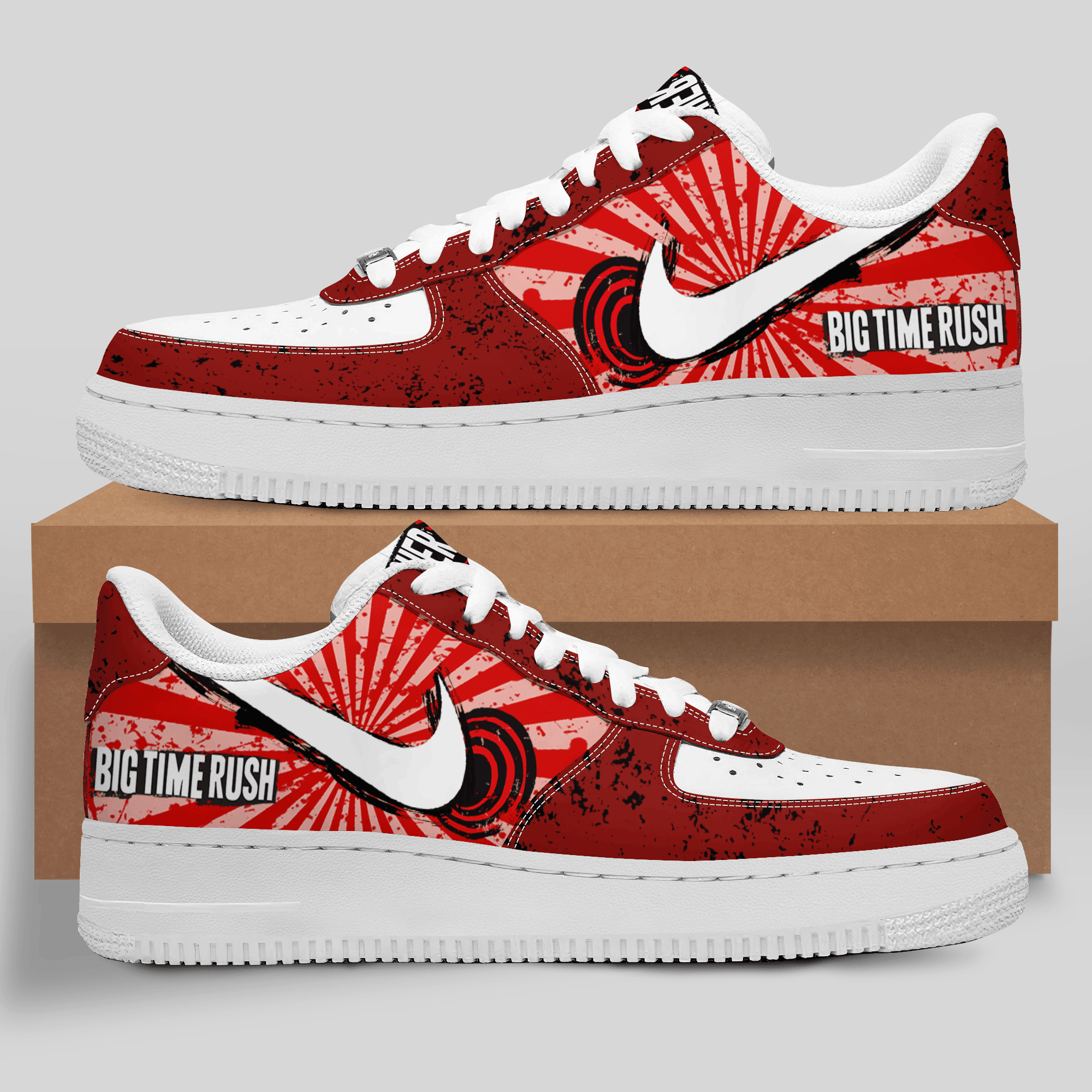 Big Time Rush Air Low-Top Sneakers Shoes For Men And Women