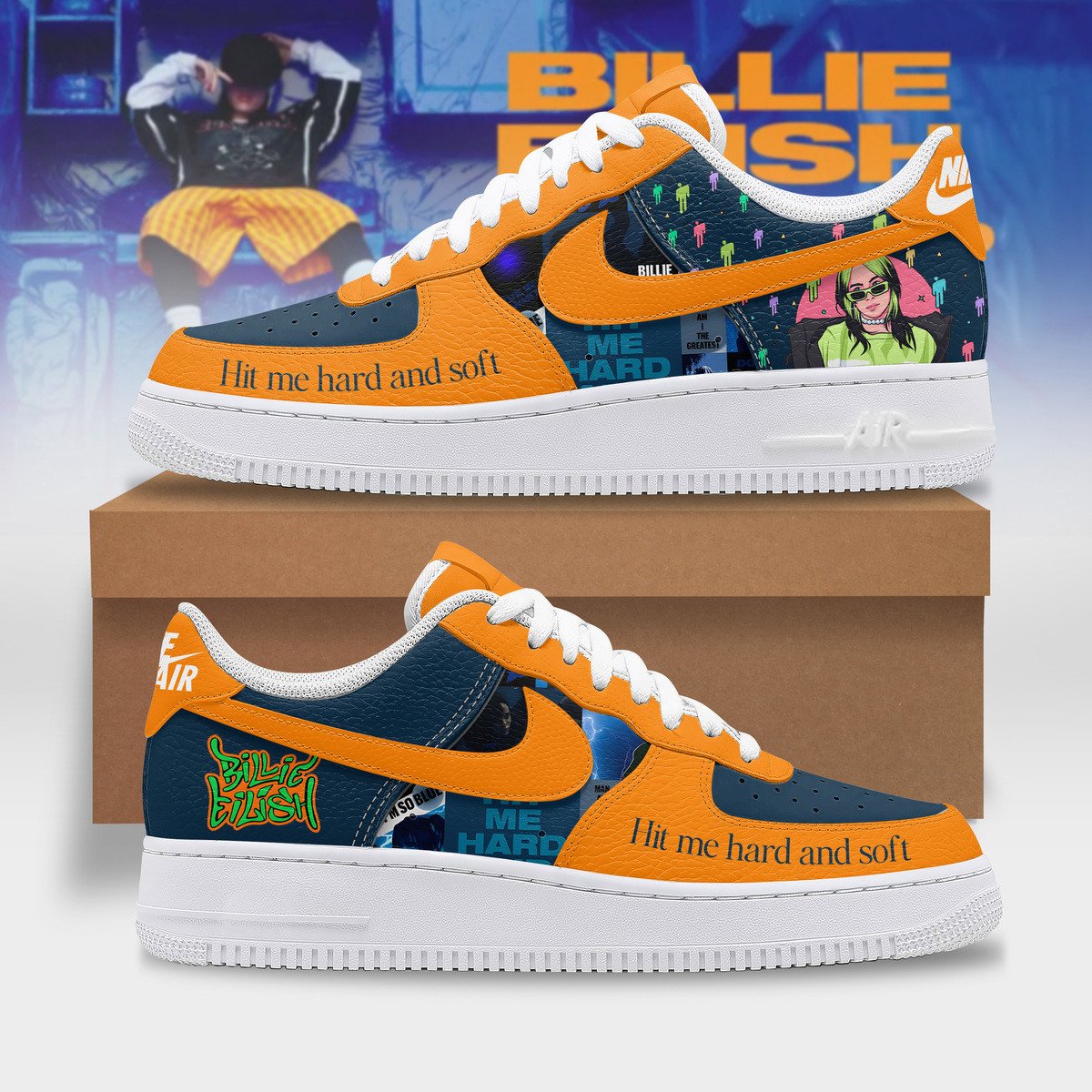 Billie Eilish Air Low-Top Sneakers Shoes For Men And Women