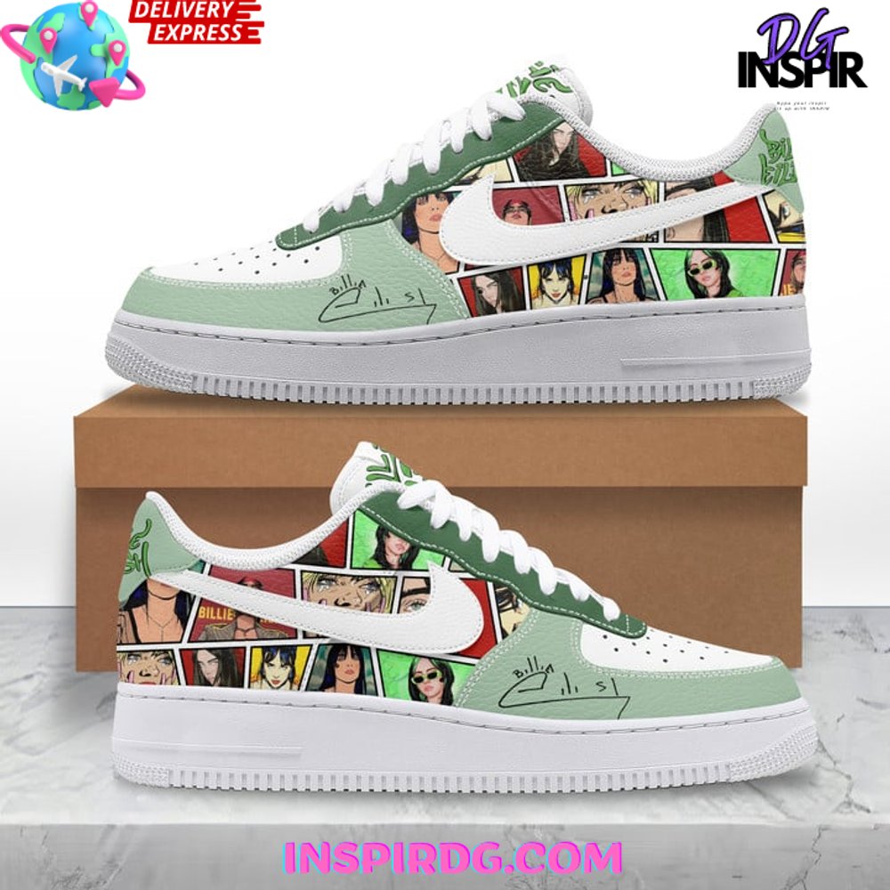 Billie Eilish Comic Style Limited Edition Air Force 1