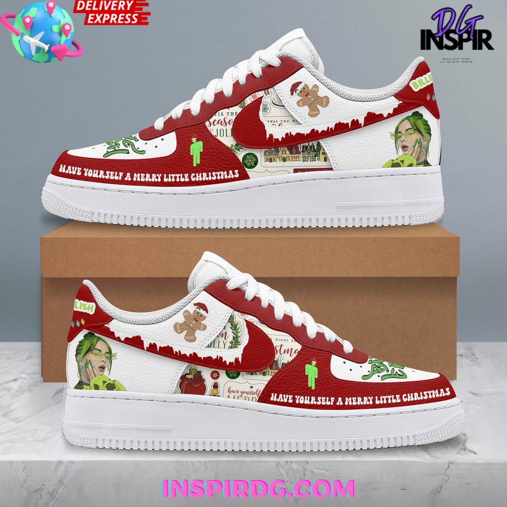 Billie Eilish Have Yourself A Merry Little Christmas Air Force 1
