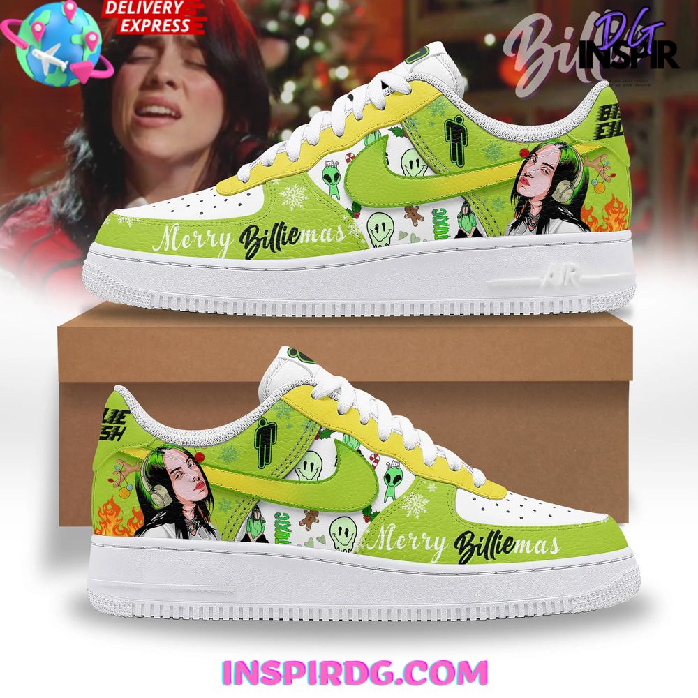 Billie Eilish Merry Christmas Limited Edition Air Force 1