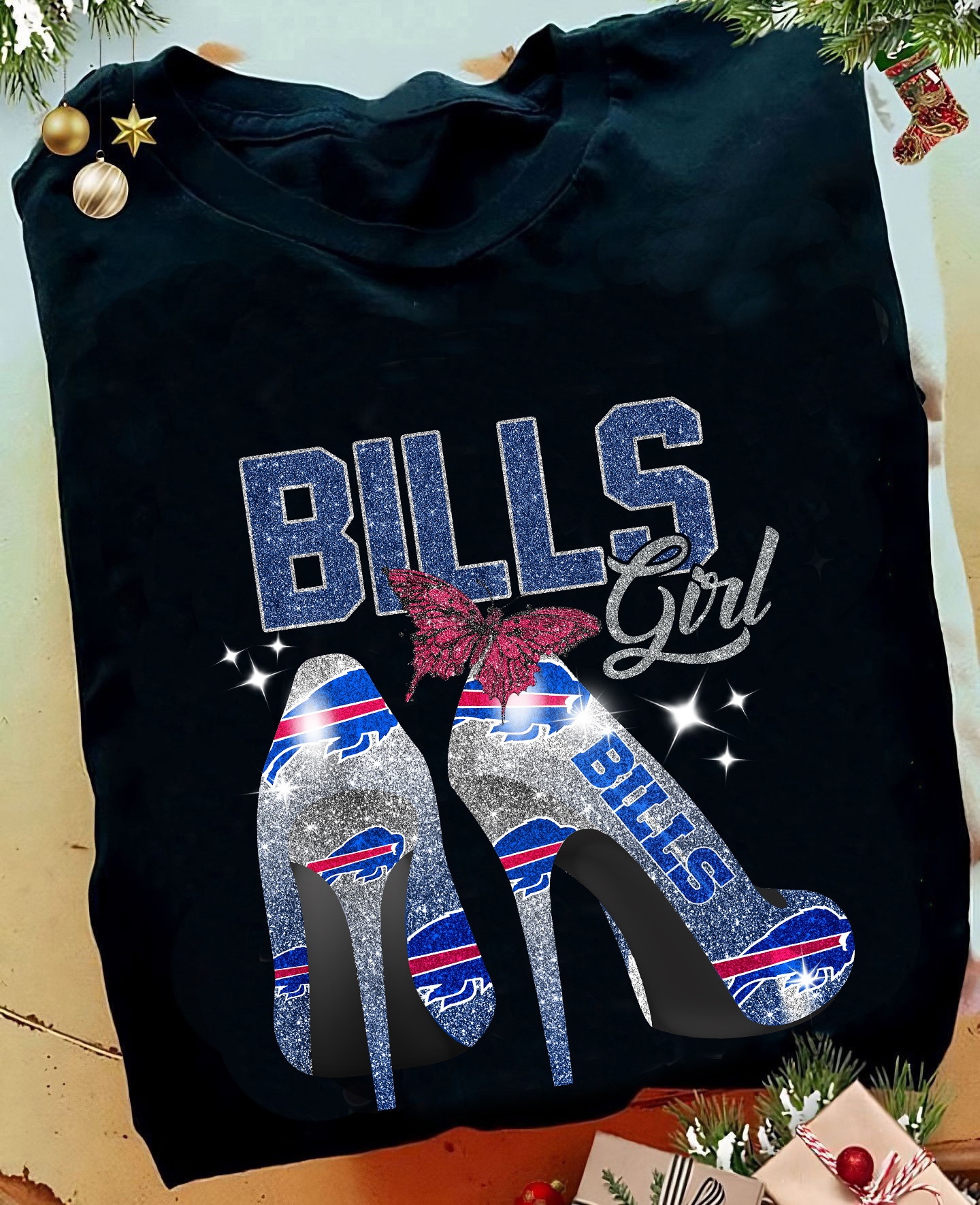 Bills Girl High Heels T-Shirt Buffalo Bills Shirt Gifts For Football Lovers Oregontrailrvpk Shirt