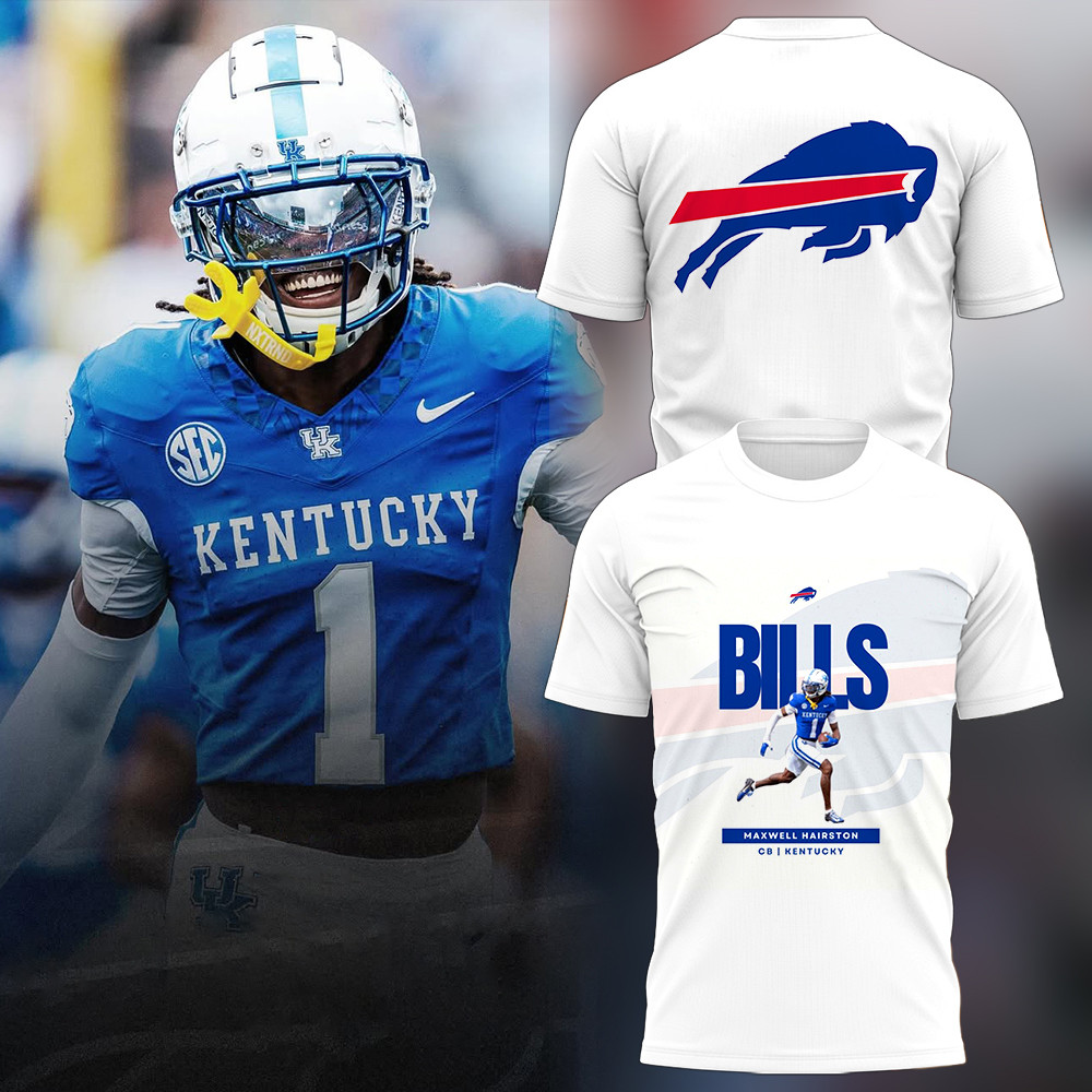 Bills Maxwell Hairston 2025 NFL Shirt Football Oregontrailrvpk Shirt