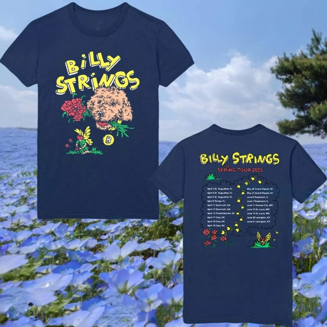 Billy Strings Spring 2025 Tour Bear T-Shirt Women Gifts Oregontrailrvpk Shirt
