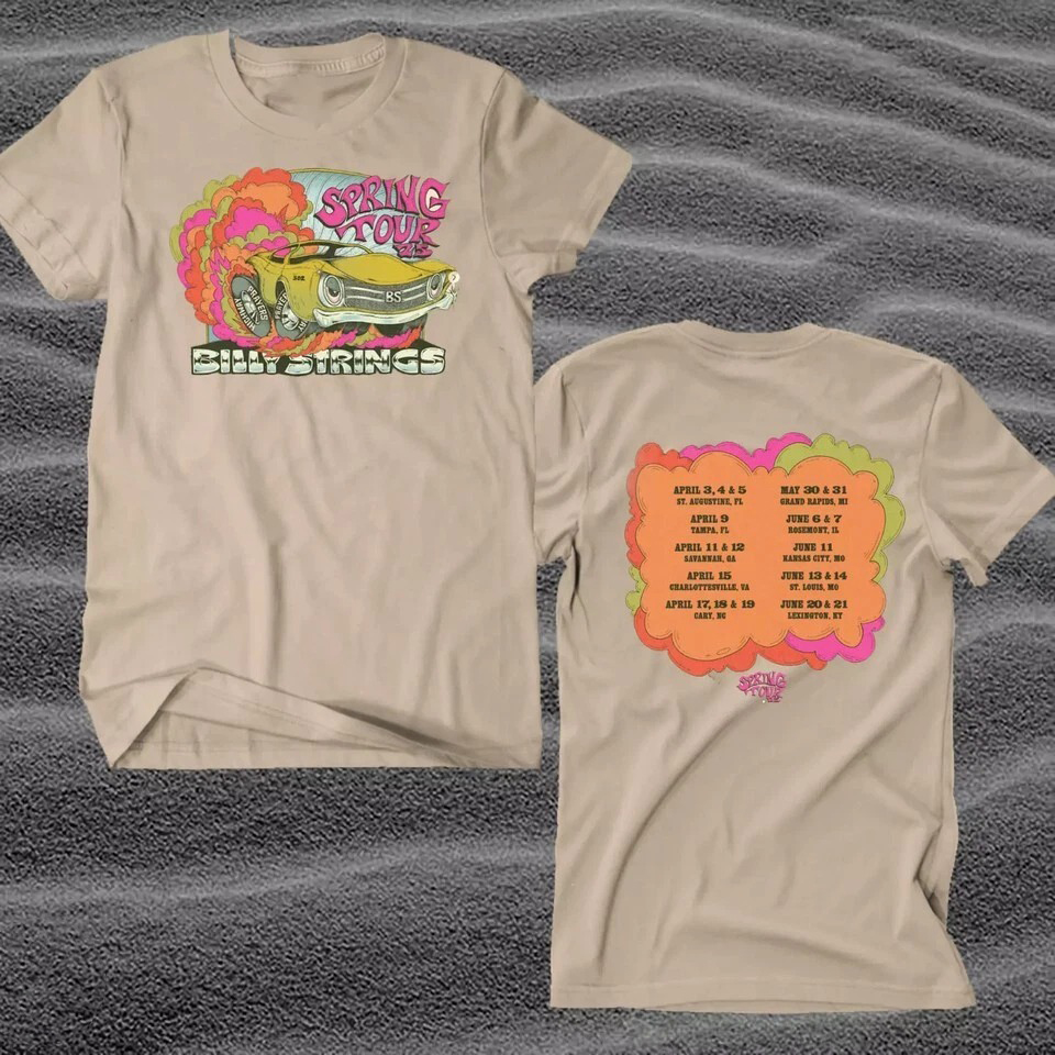 Billy Strings Spring Tour 2025 T-Shirt For People Who Like Music Oregontrailrvpk Shirt