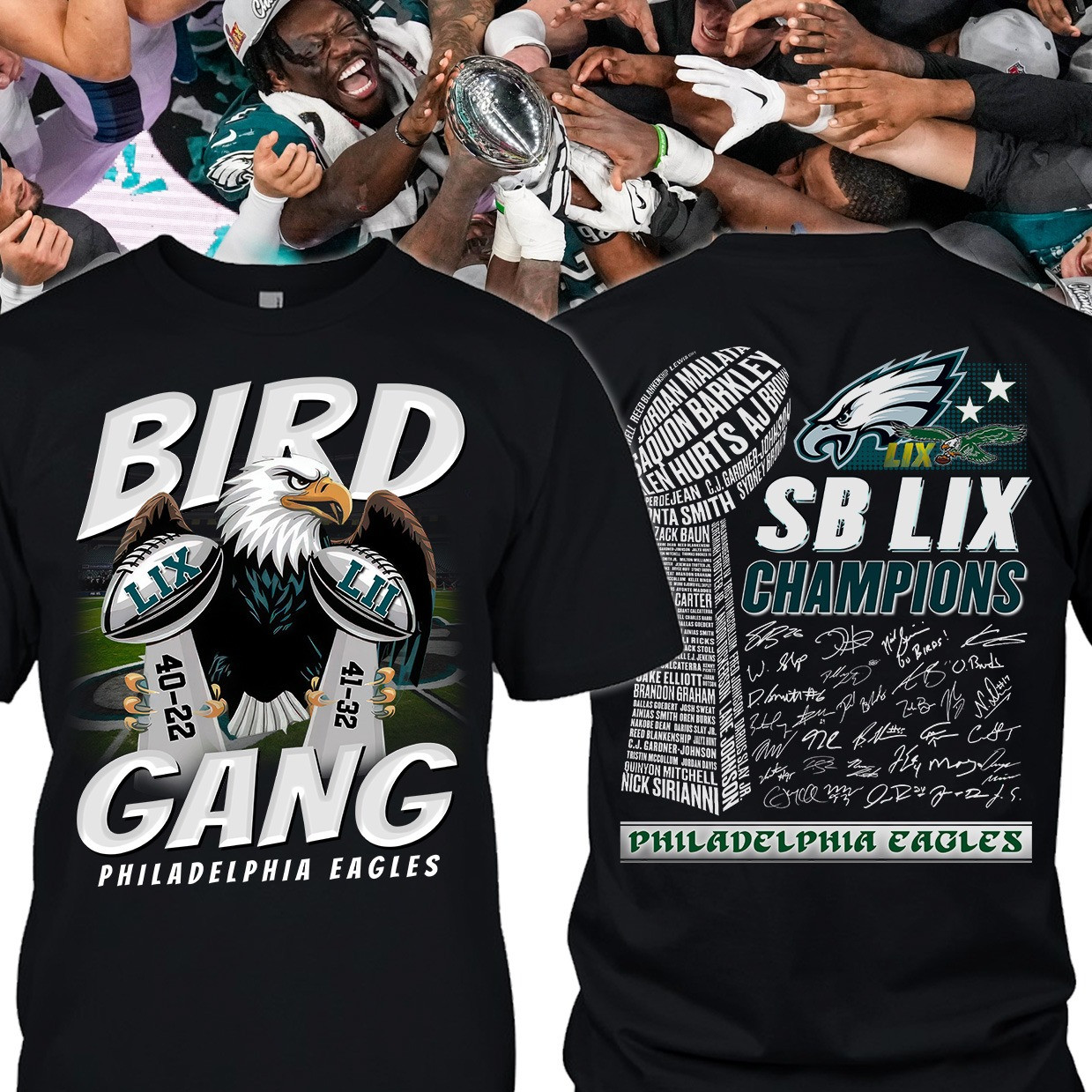 Bird Gang Philadelphia Eagles Super Bowl Champions Shirt Eagles Championship Tee Shirts Oregontrailrvpk Shirt