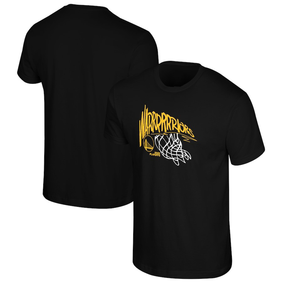 Black Golden State Warriors 2025 NBA Playoffs Swish T-Shirt Good Gifts For Basketball Fans Oregontrailrvpk Shirt