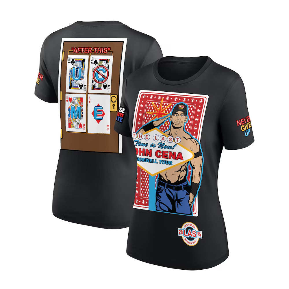 Black John Cena Farewell Tour 2025 Las Vegas T-Shirt Great Mother's Day Gifts Oregontrailrvpk Shirt