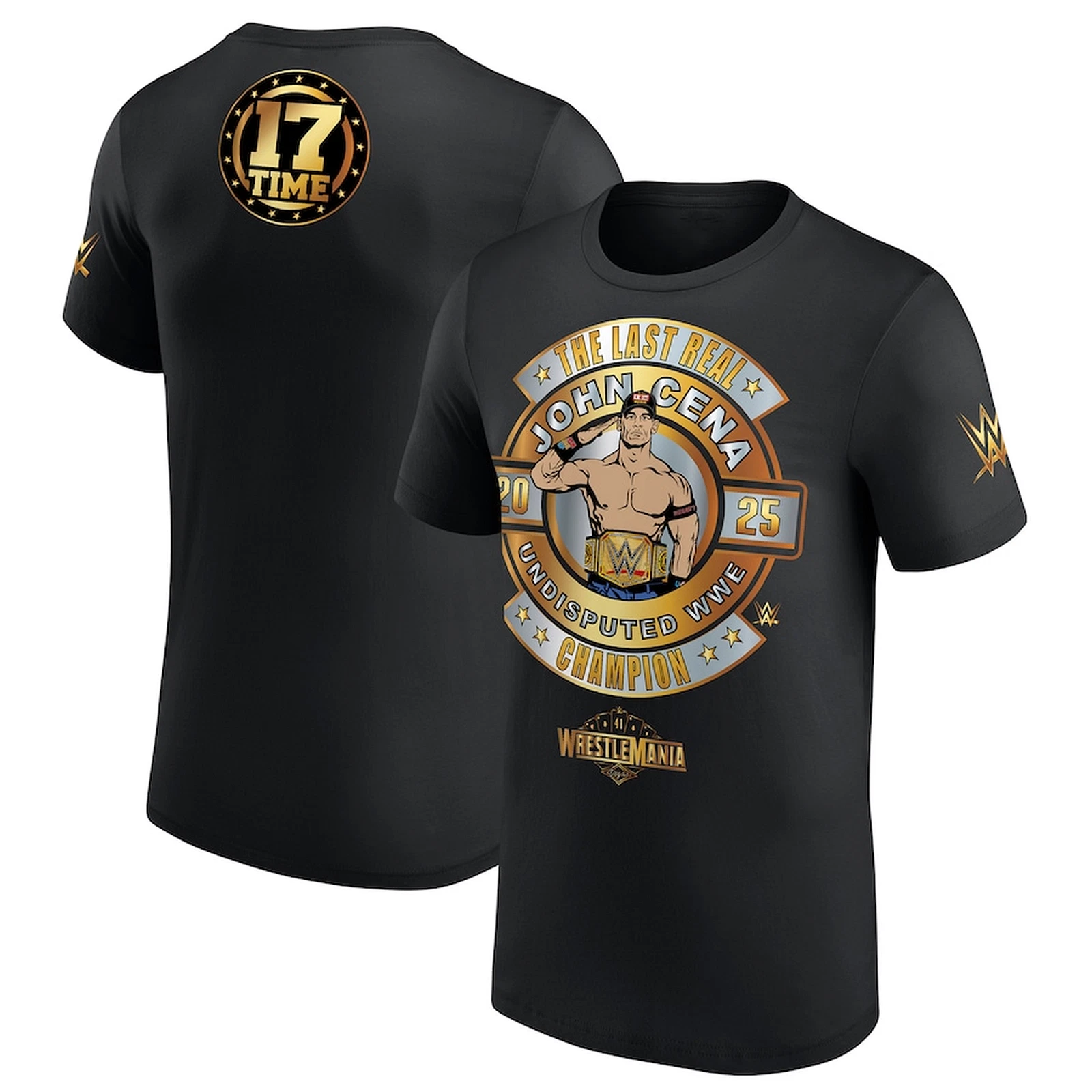 Black John Cena WrestleMania 41 Winner T-Shirt Oregontrailrvpk Shirt