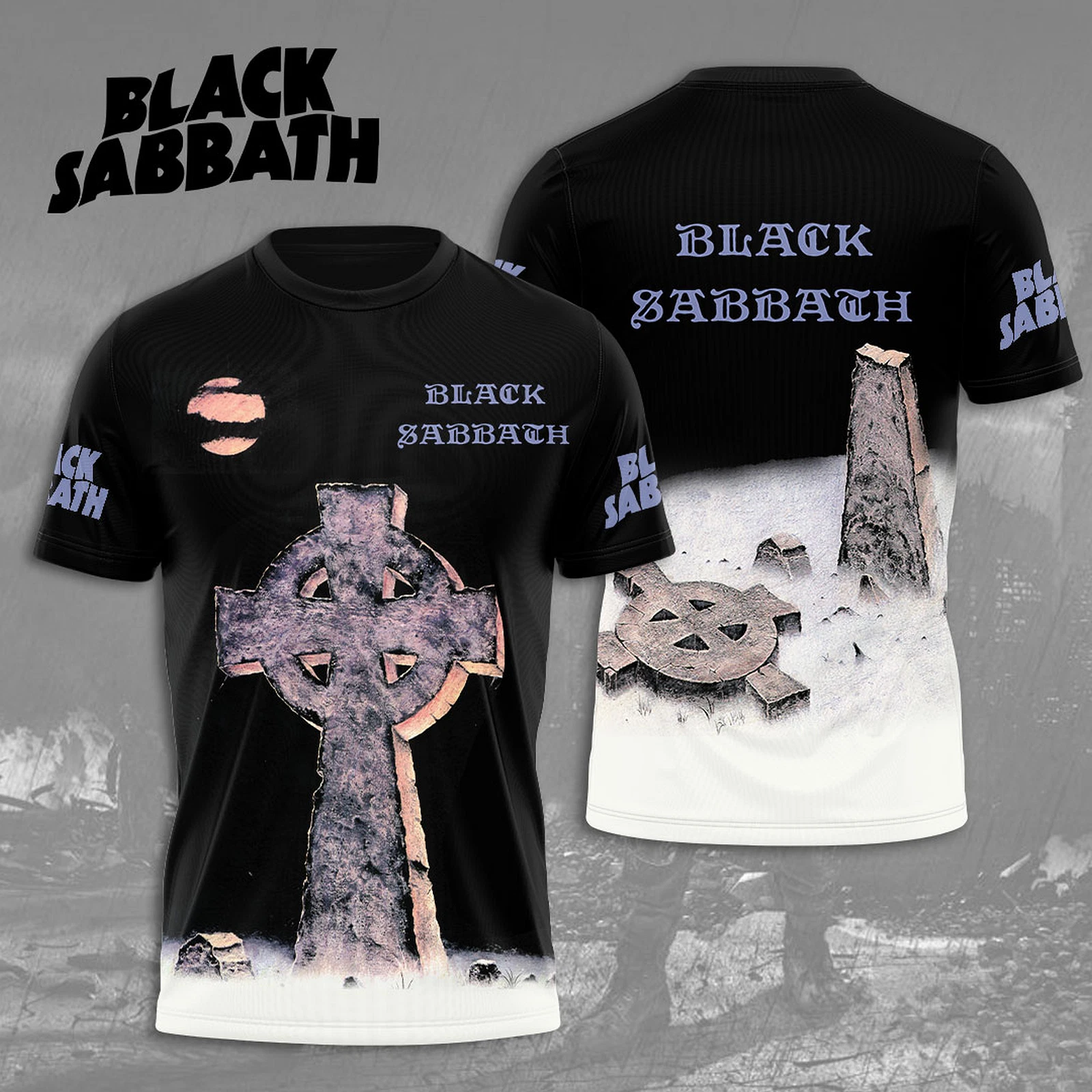 Black Sabbath Album-Inspired 3D T-Shirt Ver 3 Oregontrailrvpk Shirt