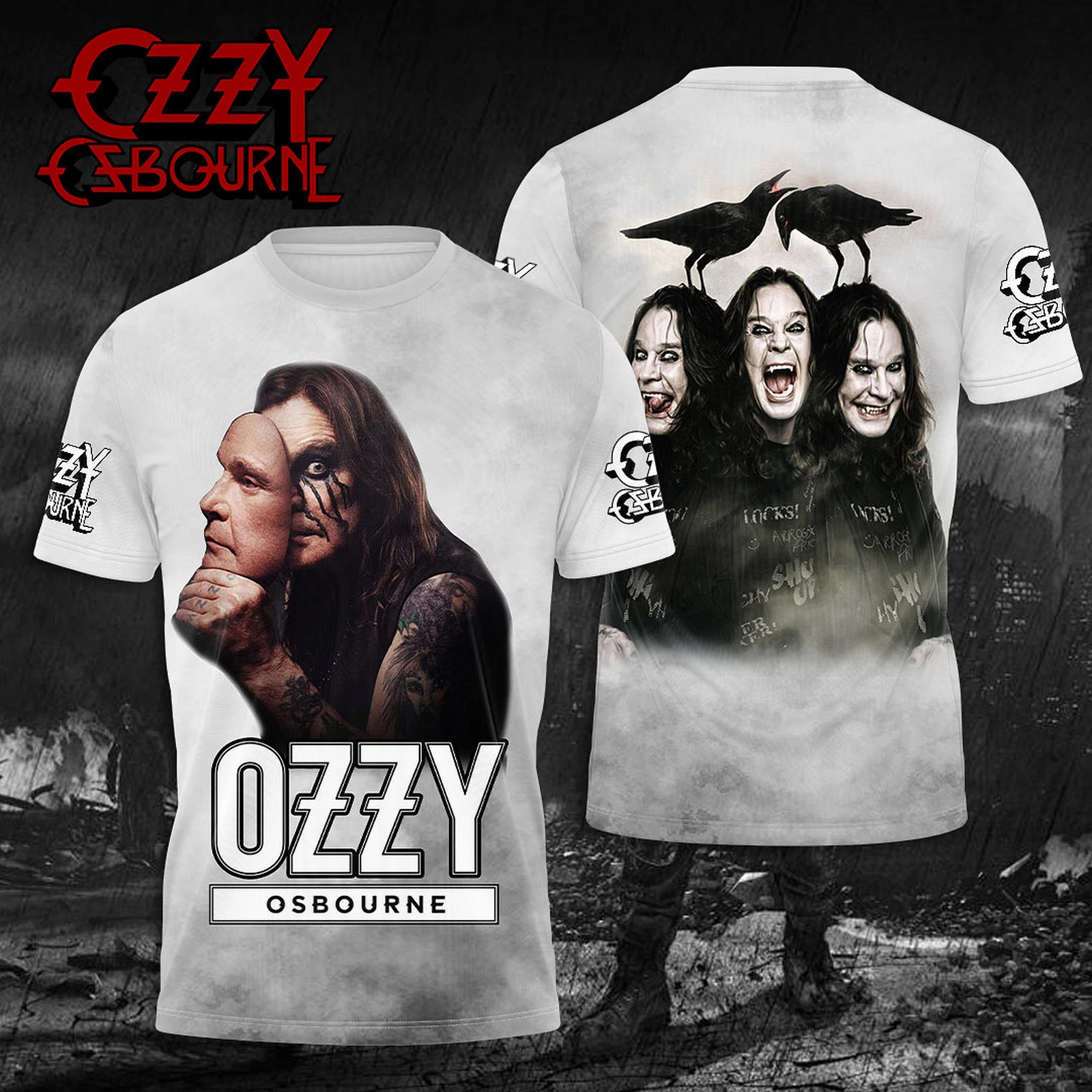 Black Sabbath x Ozzy Osbourne 3D T-Shirt For People Who Like Music Oregontrailrvpk Shirt