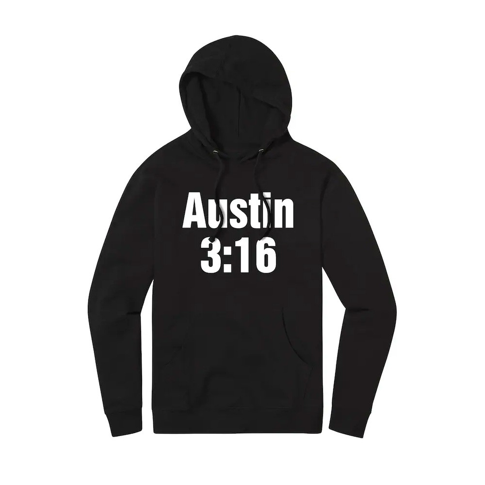 Black Stone Cold Steve Austin 3 16 Pullover Hoodie
