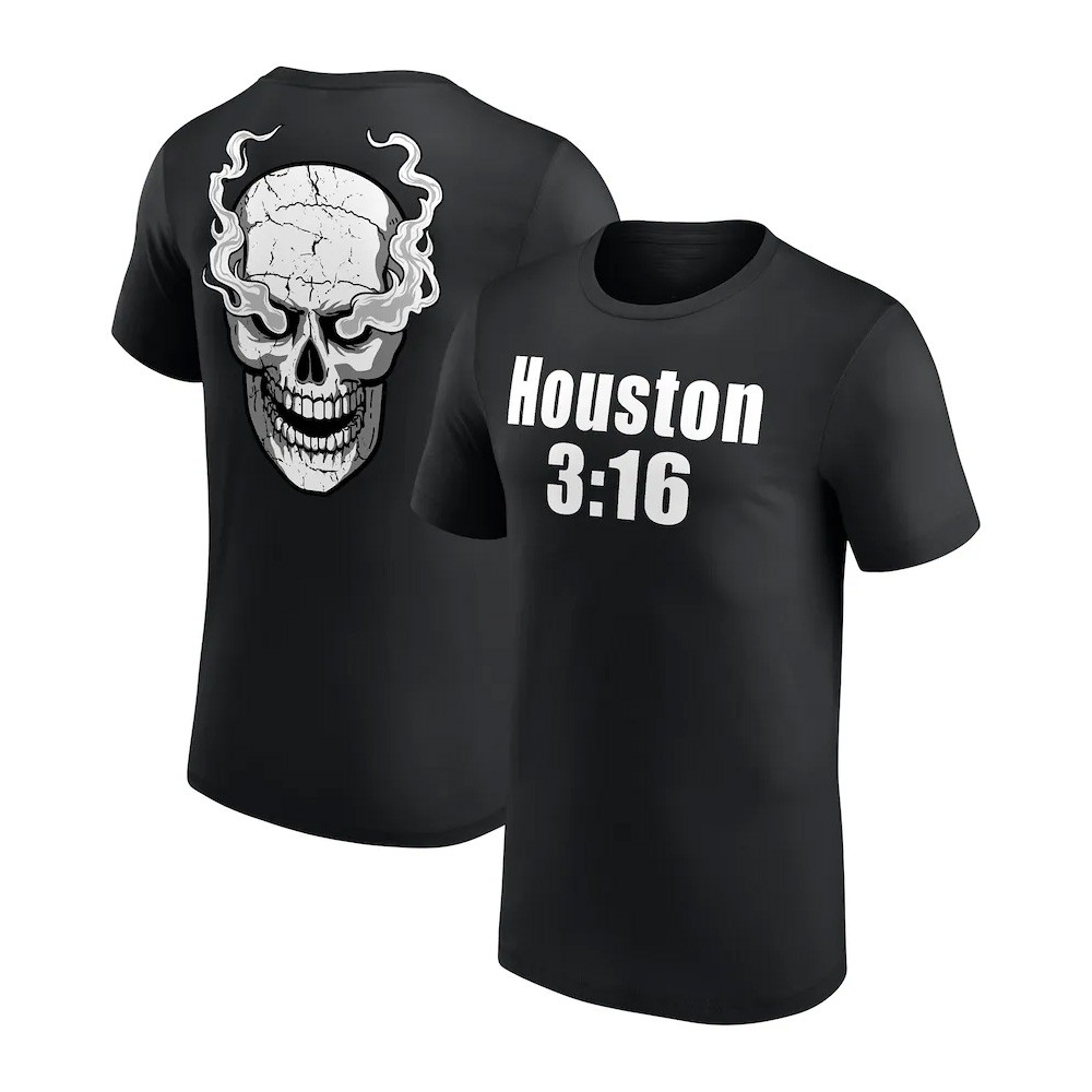 Black Stone Cold Steve Austin Houston 3 16 T-Shirt Oregontrailrvpk Shirt