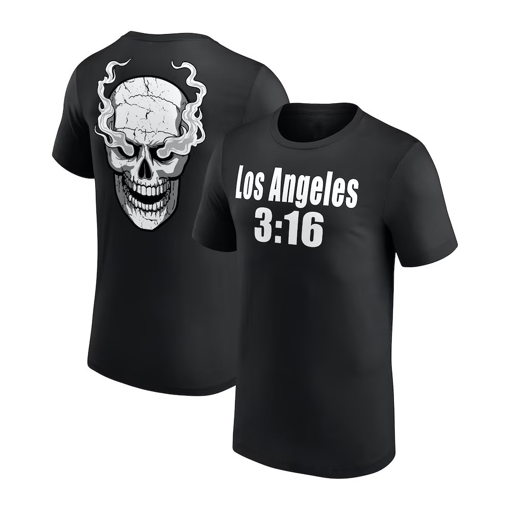 Black Stone Cold Steve Austin Los Angeles 3 16 T-Shirt Presents For Dad Oregontrailrvpk Shirt