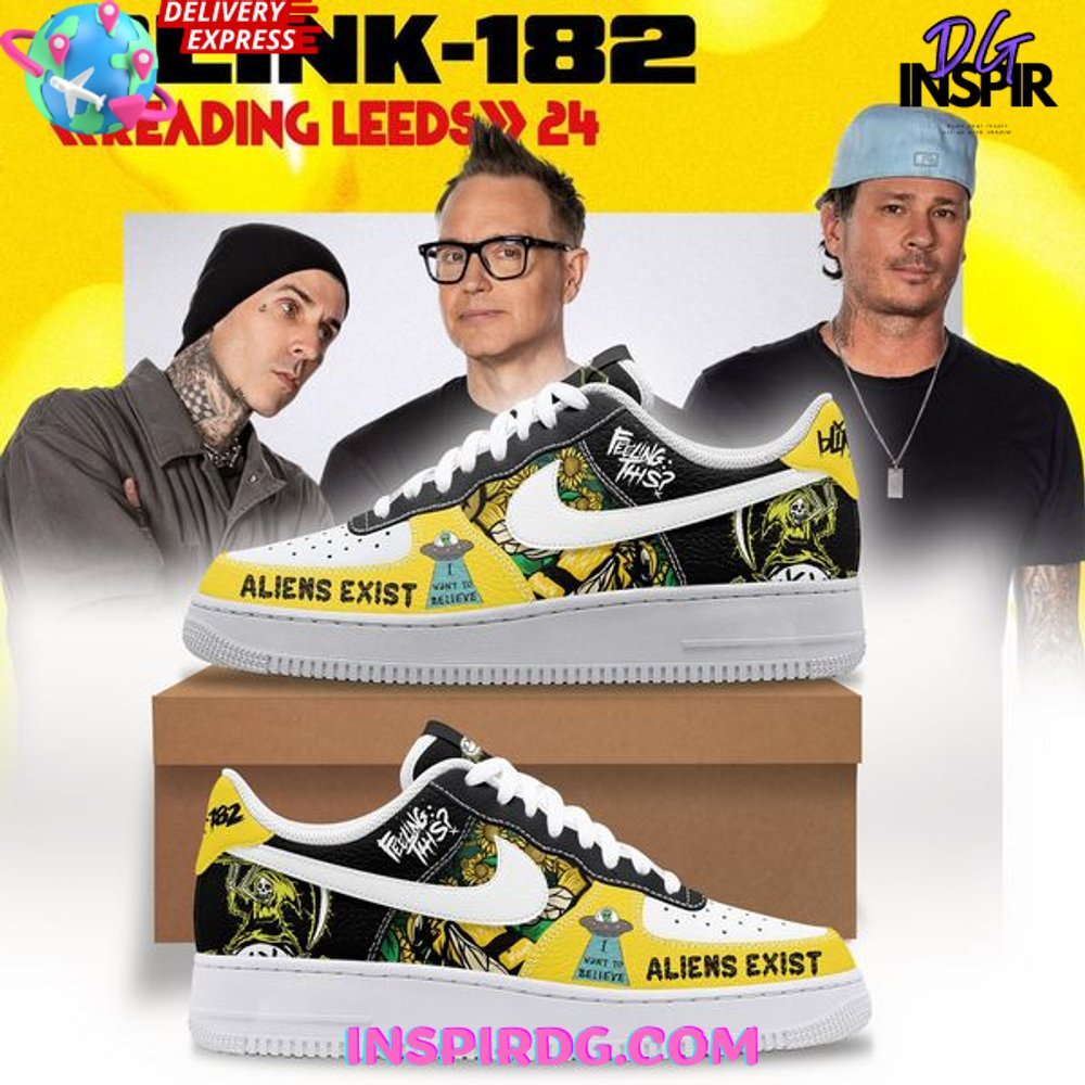 Blink-182 Aliens Exist Limited Edition Air Force 1