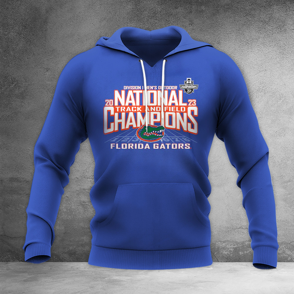 Blue 84 Royal Florida Gators 2023 NCAA Men's Outdoor Track And Field National Champions Hoodie