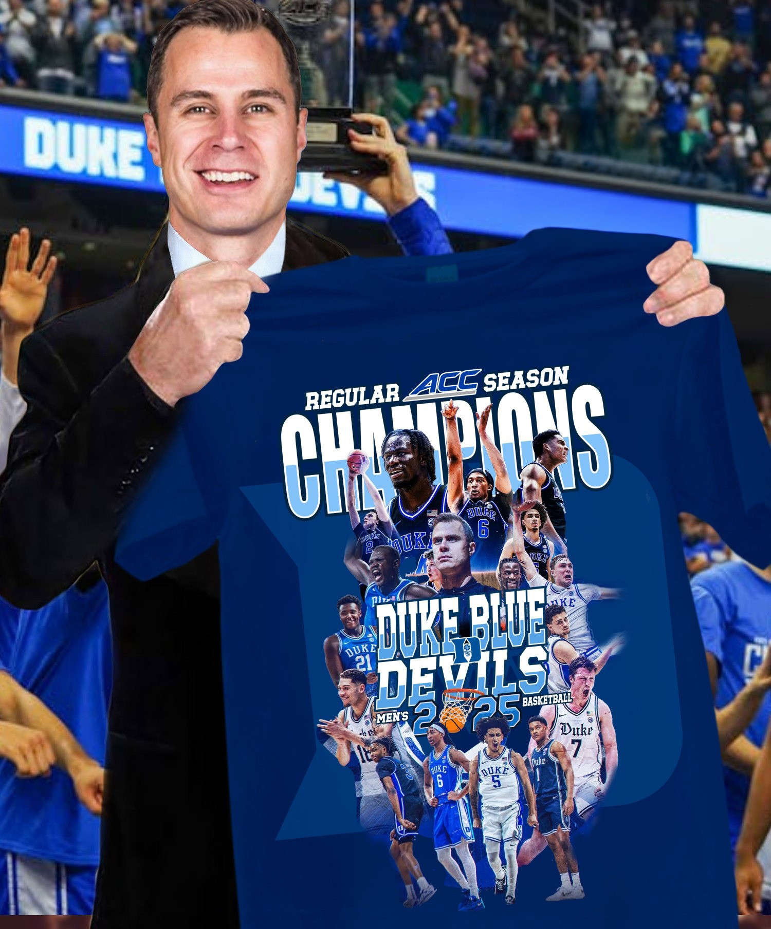 Blue Devils Duke ACC Championship Shirt 2025 Blue Devils Duke Basketball Fan Merch Unique Oregontrailrvpk Shirt