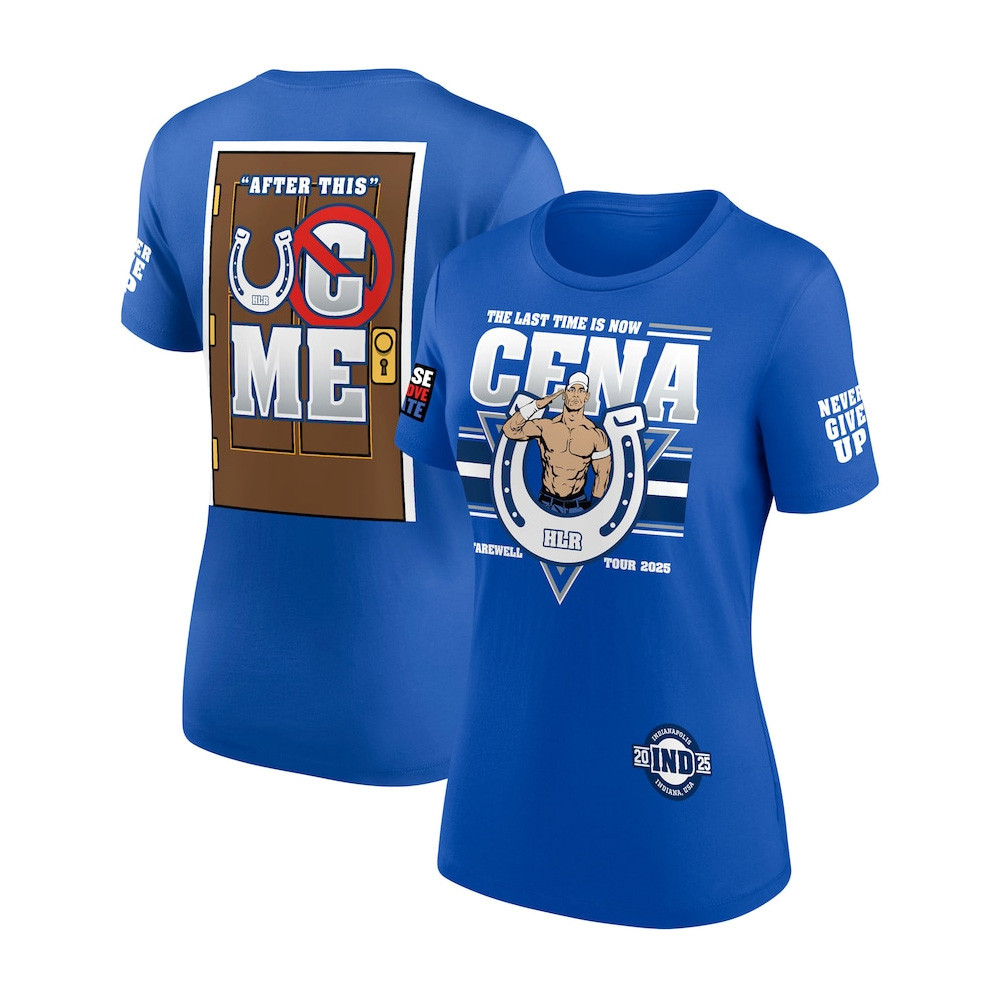 Blue John Cena Farewell Tour 2025 Indianapolis T-Shirt Mother's Day Gifts Oregontrailrvpk Shirt