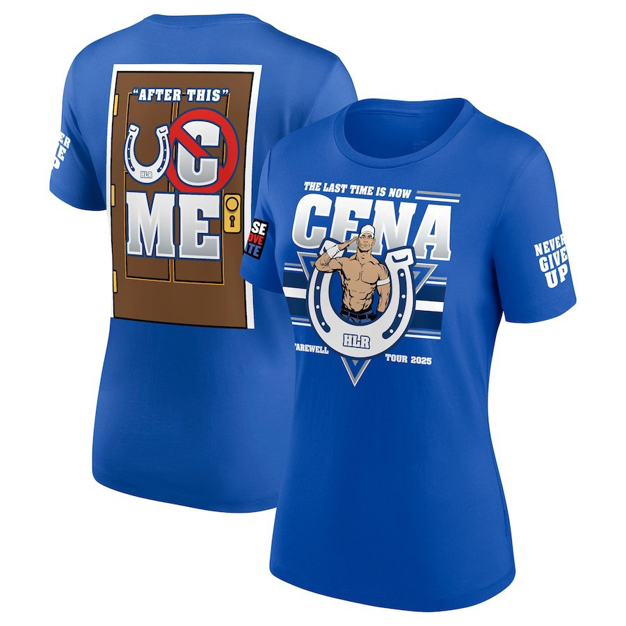 Blue John Cena Farewell Tour 2025 Indianapolis T-Shirt Women's Oregontrailrvpk Shirt