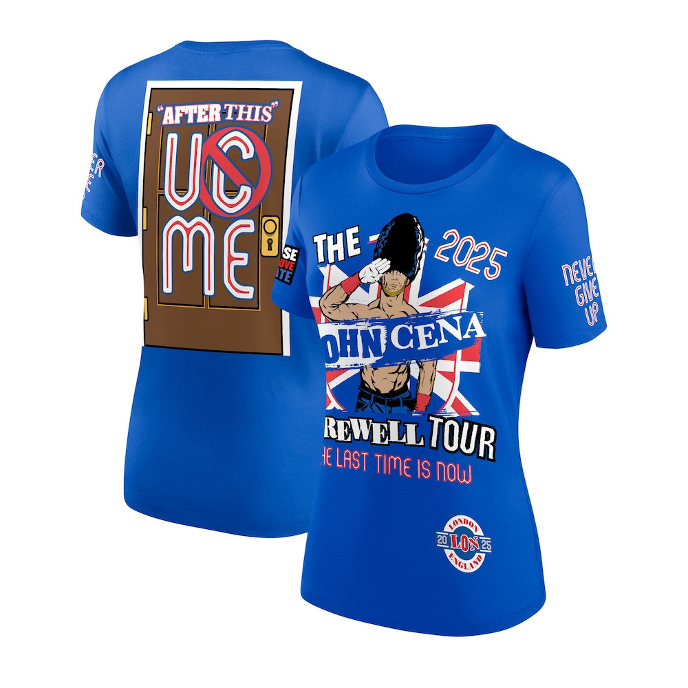 Blue John Cena Farewell Tour 2025 London T-Shirt Mother To Be Gifts Oregontrailrvpk Shirt