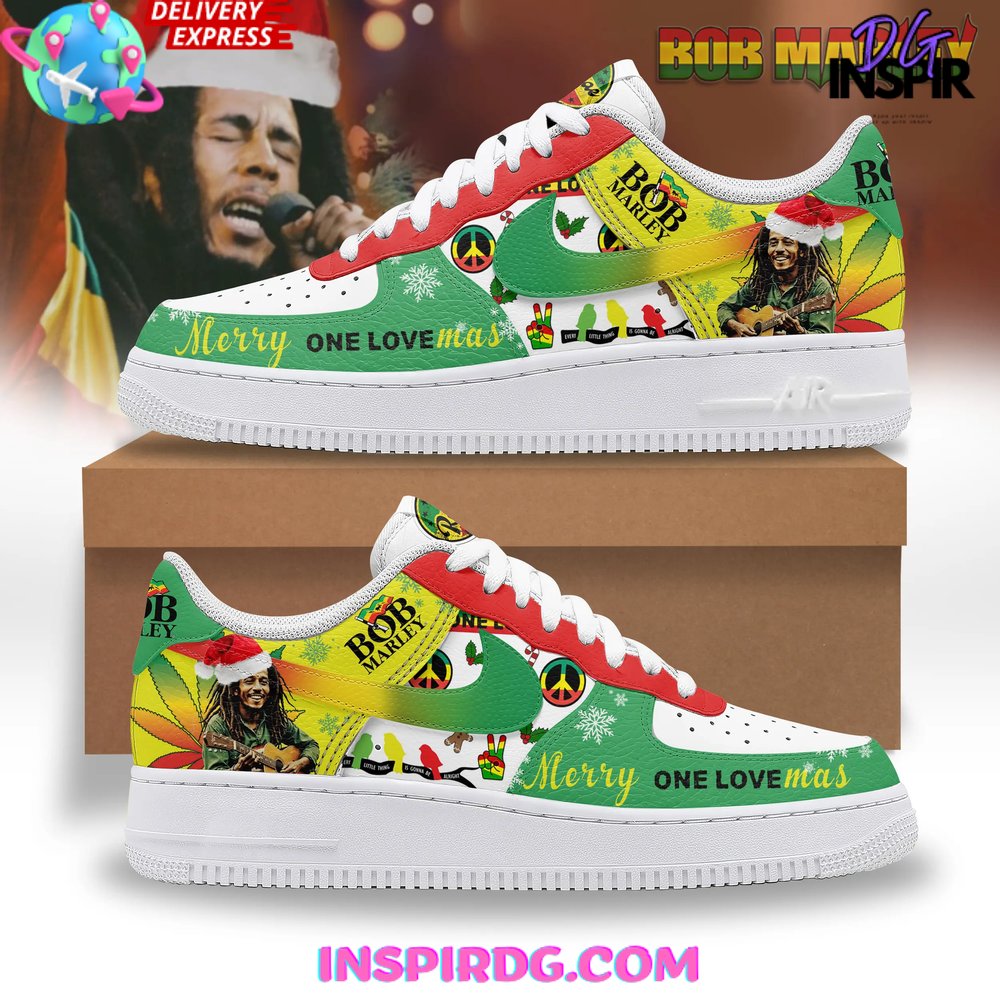 Bob Marley Merry Christmas Limited Edition Air Force 1