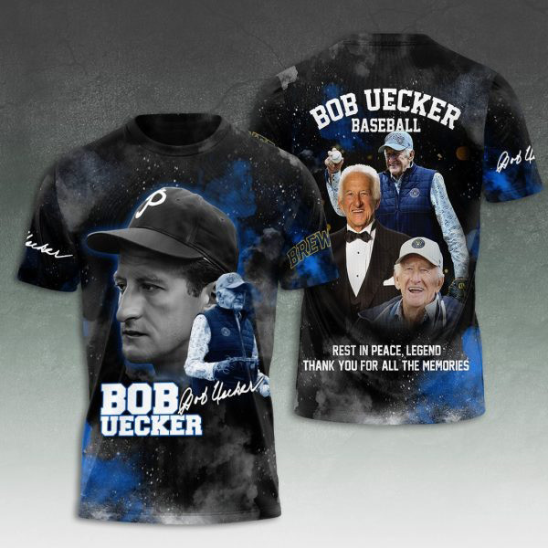 Bob Uecker Baseball Shirt Rest In Peace Legend Thank You For All The Memories 1934 2025 T-Shirt Oregontrailrvpk Shirt