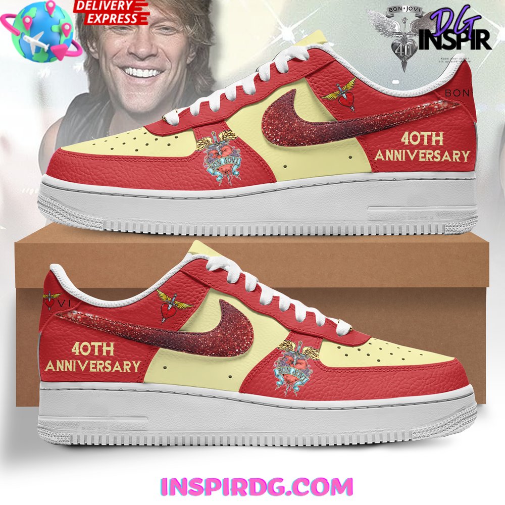 Bon Jovi 40th Anniversary Limited Edition Air Force 1