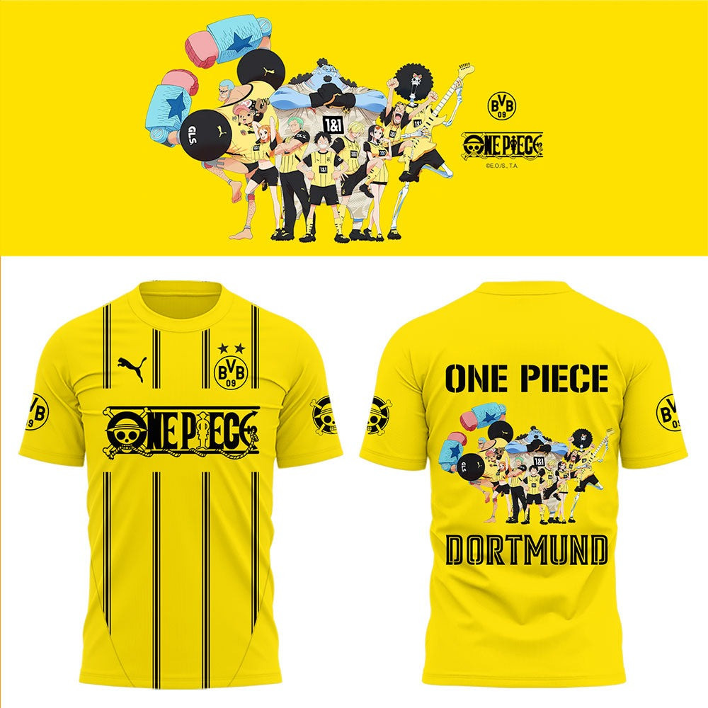 Borussia Dortmund X One Piece Shirt BVB Gift Ideas For Football Lovers Oregontrailrvpk Shirt