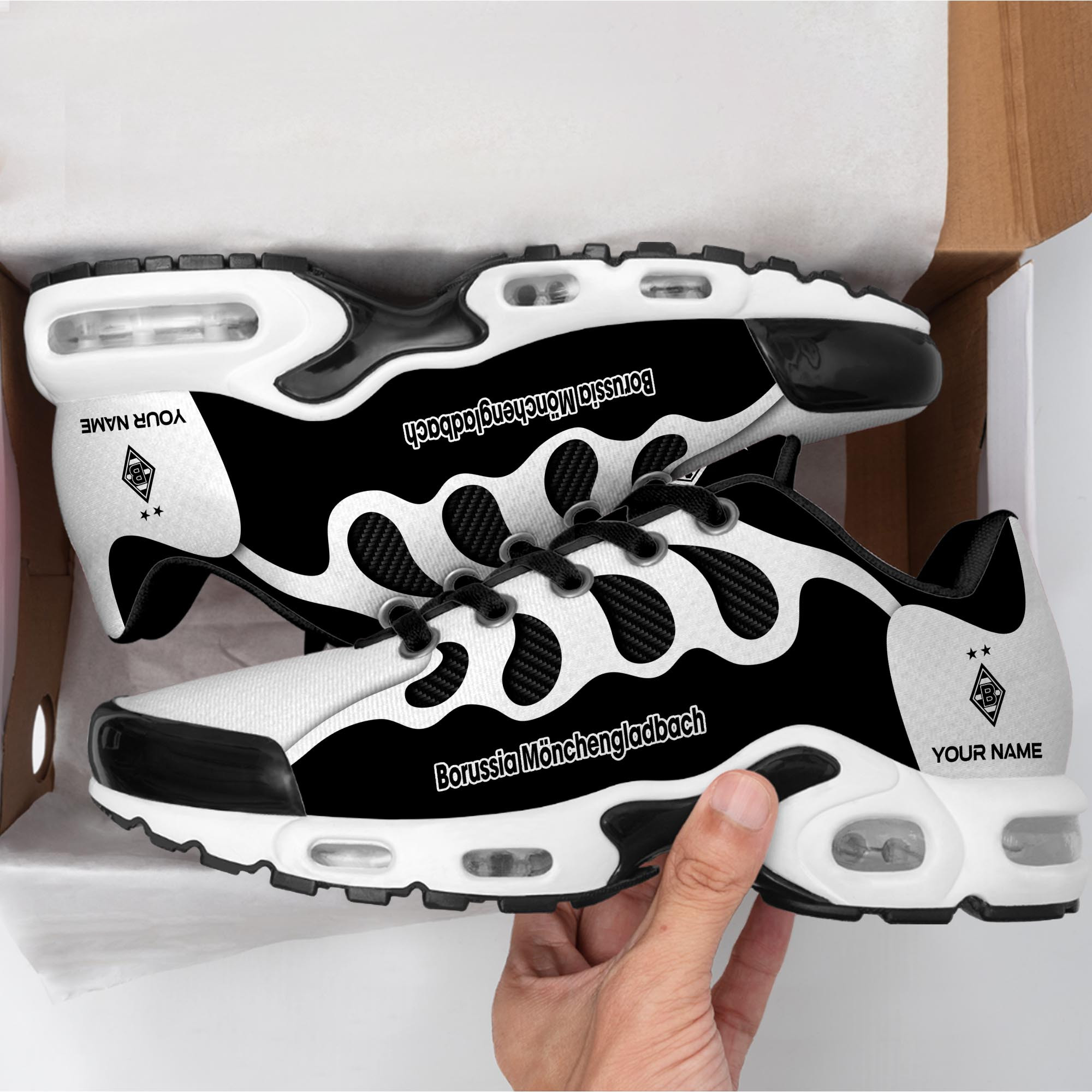 Borussia M ladbach Air Max Plus Shoes Sneakers For Men And Women