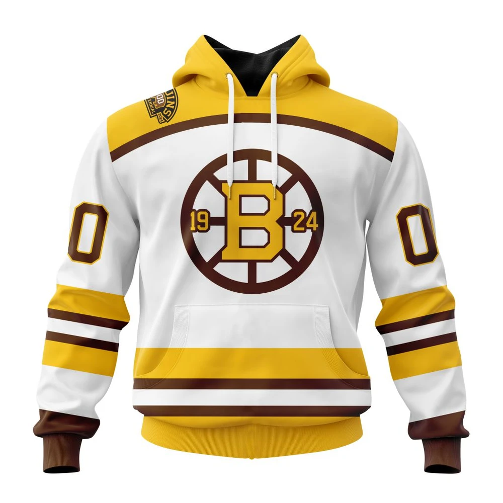Boston Bruins Centennial Concept Kits All Over Print Hoodie Style 12327