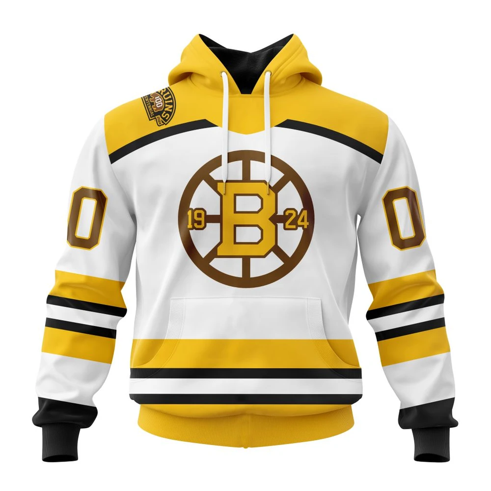 Boston Bruins Centennial Third Kits All Over Print Hoodie Style 26401