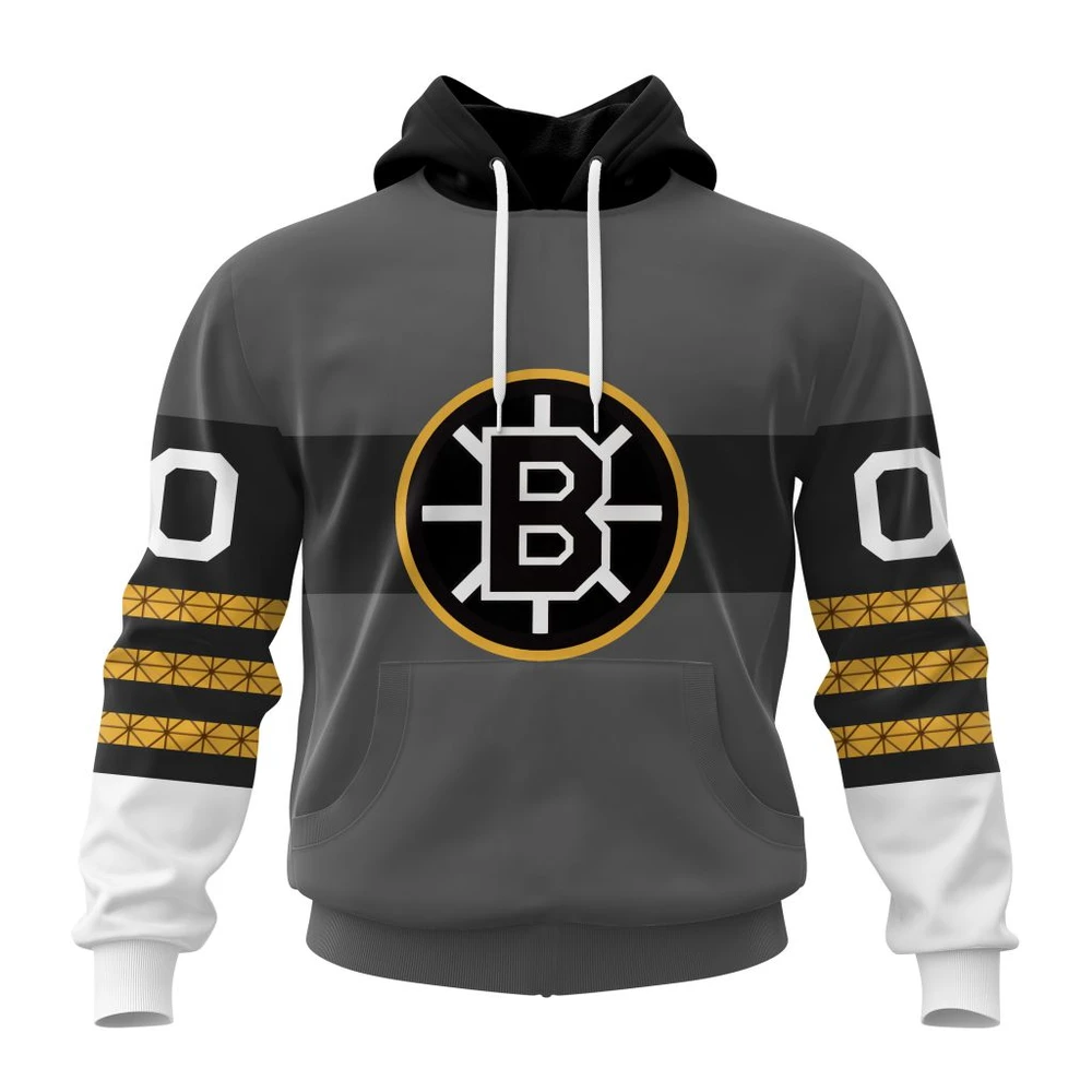 Boston Bruins Personalized Alternate Concepts Kits All Over Print Hoodie Style 52742