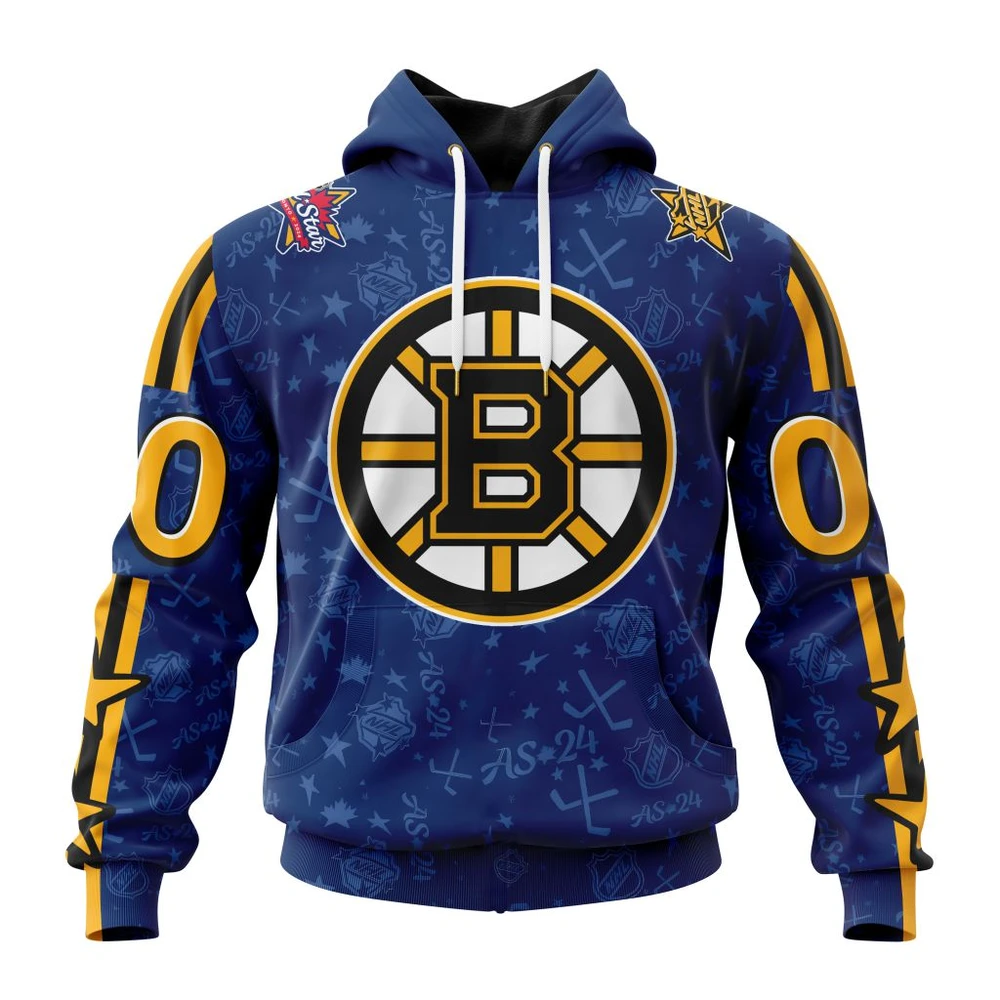 Boston Bruins Special All-Star Game Design All Over Print Hoodie Style 64189