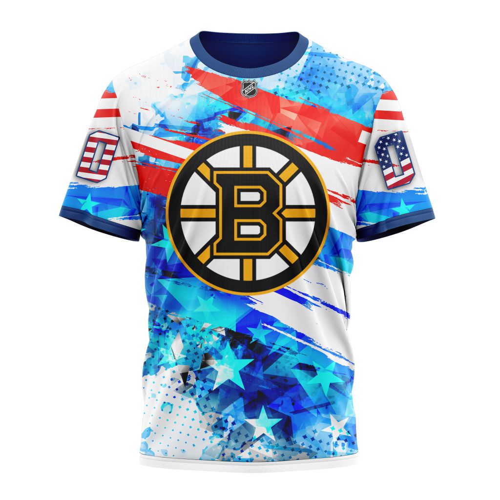 Boston Bruins Special Concept For Independence Day Personalized Name And Number T-Shirt Oregontrailrvpk Shirt