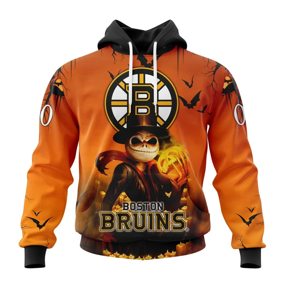 Boston Bruins Special Halloween Concepts All Over Print Hoodie Style 43684