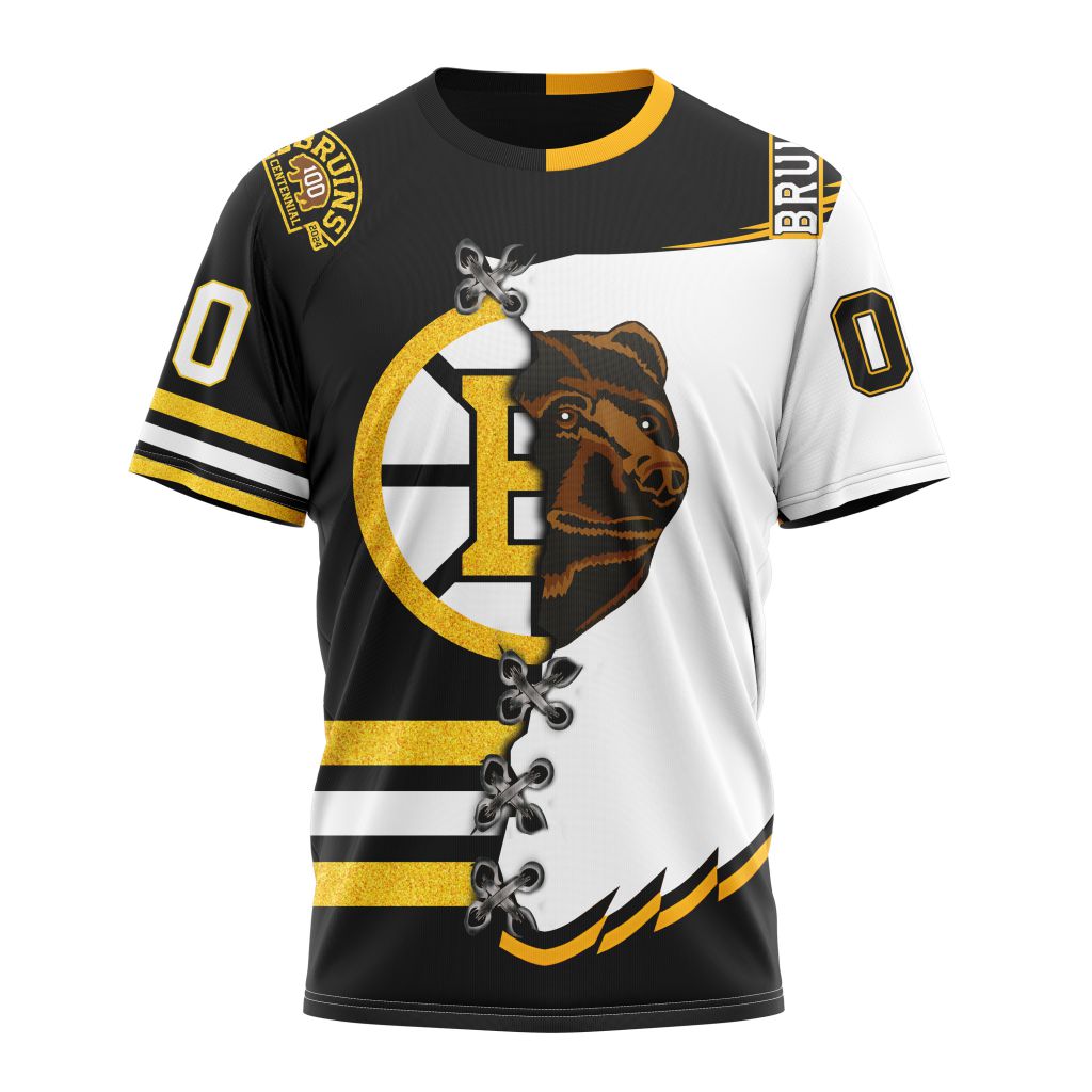 Boston Bruins Special Home Mix Reverse Retro Personalized Kits Personalized Name And Number T-Shirt Oregontrailrvpk Shirt