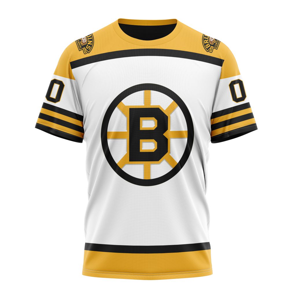 Boston Bruins Special Throwback Design 01 Personalized Name And Number T-Shirt Oregontrailrvpk Shirt