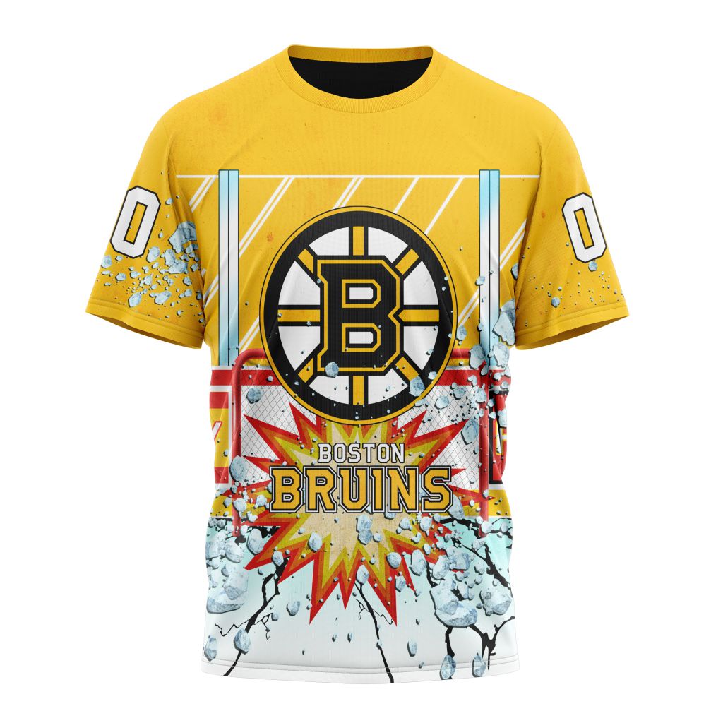 Boston Bruins Specialized Jersey With Ice Hockey Arena Personalized Name And Number T-Shirt Oregontrailrvpk Shirt