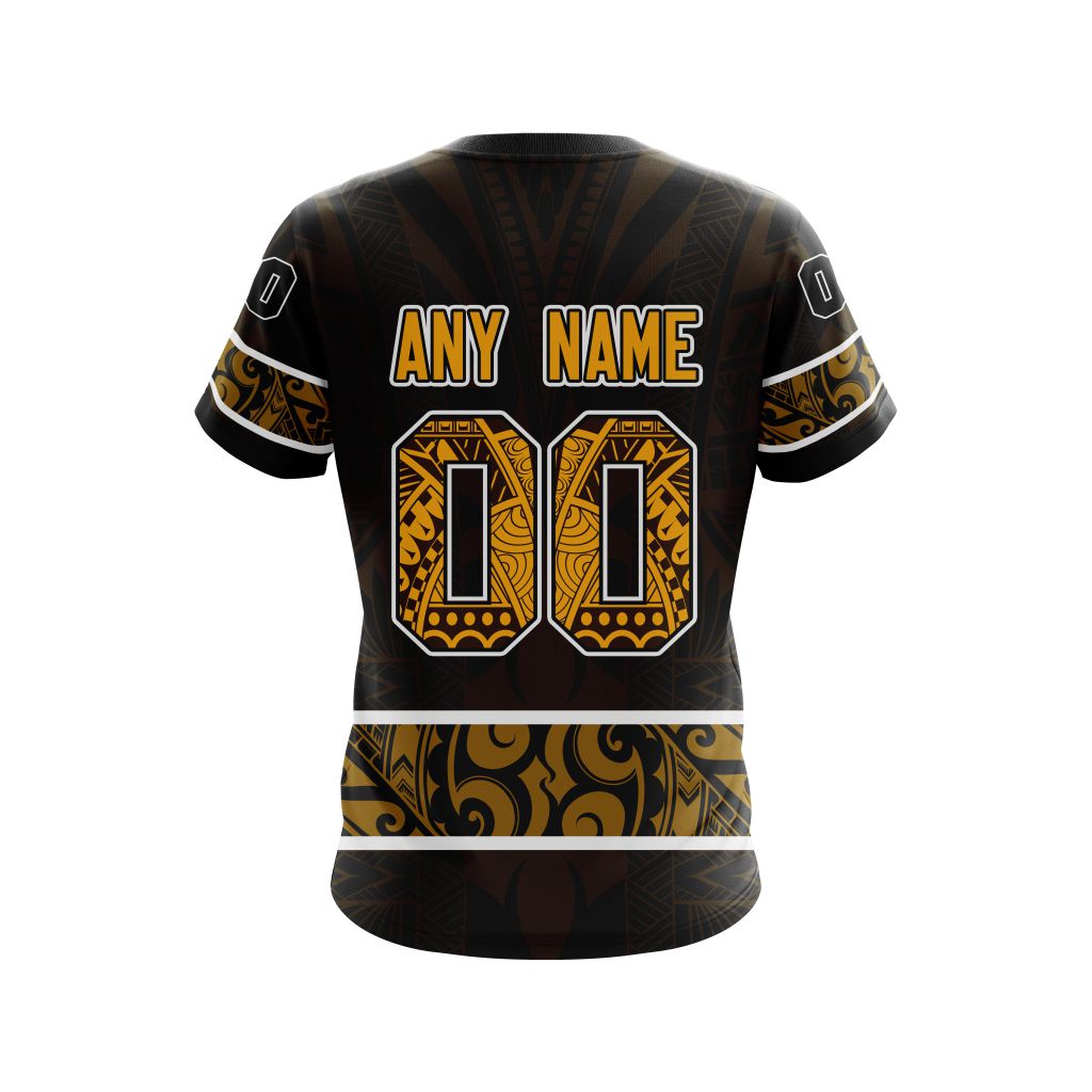 Boston Bruins Specialized Native With Samoa Culture Personalized Name And Number T-Shirt Oregontrailrvpk Shirt