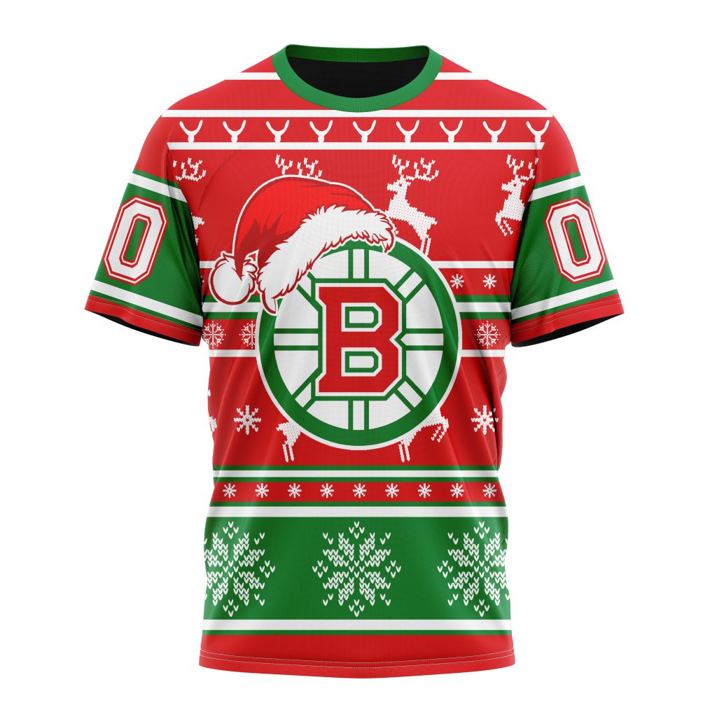 Boston Bruins Specialized Unisex Christmas Is Coming Personalized Name And Number T-Shirt Oregontrailrvpk Shirt