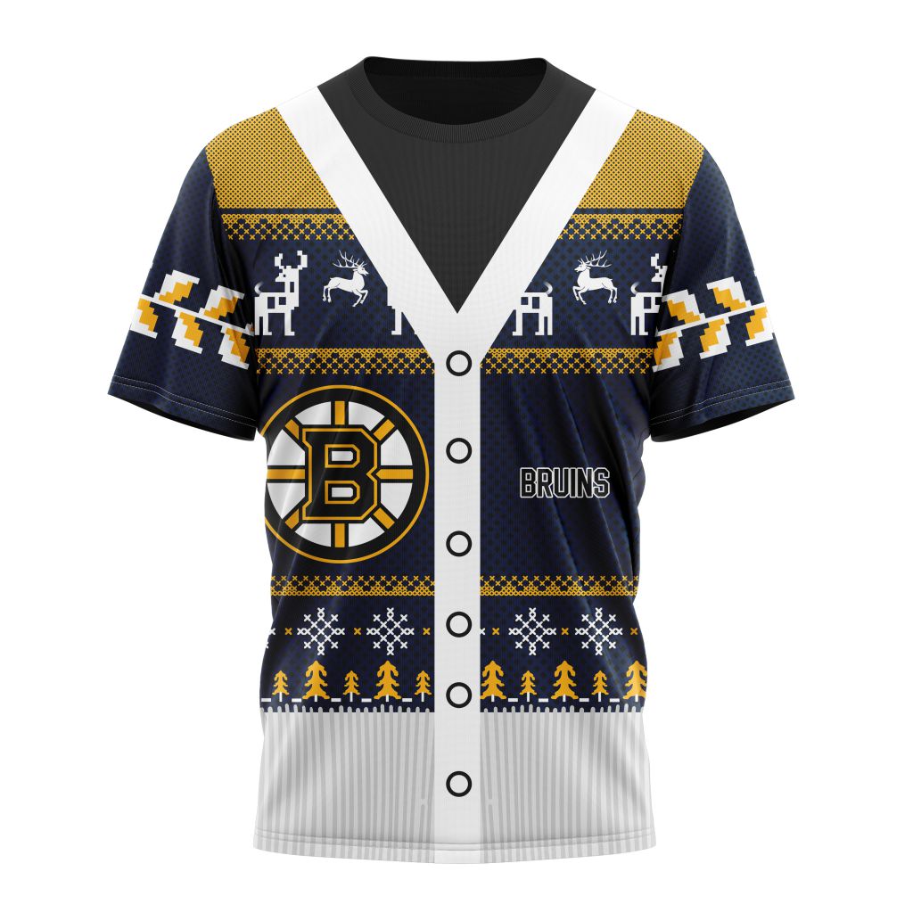 Boston Bruins Specialized Unisex Sweater For Chrismas Season Personalized Name And Number T-Shirt Oregontrailrvpk Shirt